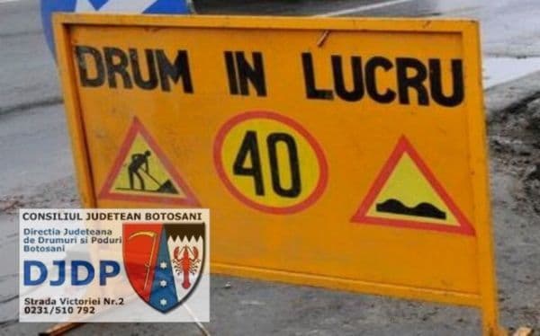 DJDP Botoșani: Informează populația că se efectuează lucrări de refacere a podului peste râul Podriga