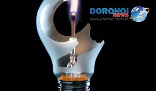 Atenţie dorohoieni! E-ON anunţă întreruperea energiei electrice timp de 3 zile. Vezi zonele afectate!