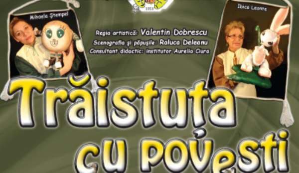 Vezi ce spectacol a pregătit Teatrul „Vasilache” Duminică pentru cei mici şi cu cine se vor întâlni aceştia