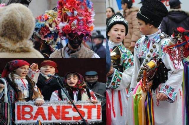 Piața Revoluției a răsunat de joc și cântec ! Festivalul de Datini și Obiceiuri de Iarnă „Din Străbuni, din Oameni Buni”