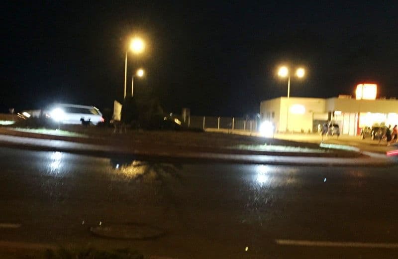 Lumini ciudate - sens giratoriu Dorohoi (2)