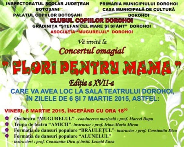 Afis Flori pt mama 2015