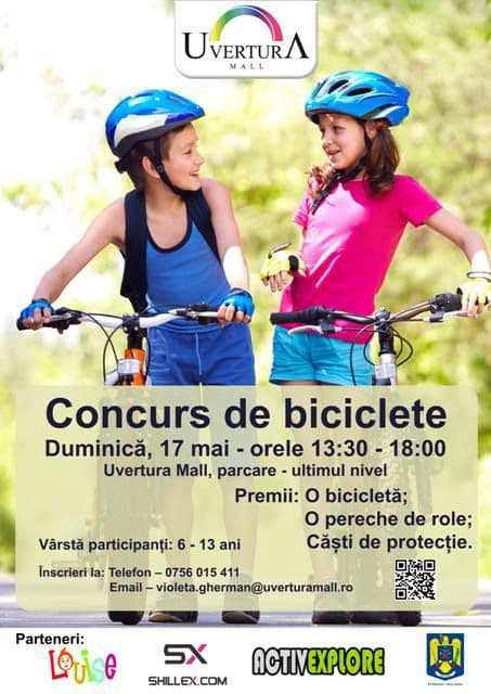Concurs biciclete copii - 17 Mai
