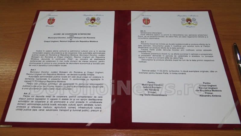 Dorohoi - Ungheni - Semnare protocol de infratire (16)