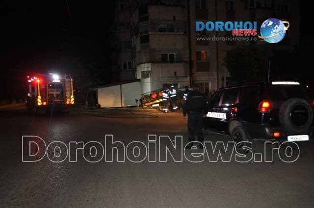 Accident autoutilitara cu butelii Dorohoi_02