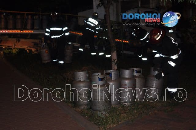 Accident autoutilitara cu butelii Dorohoi_06