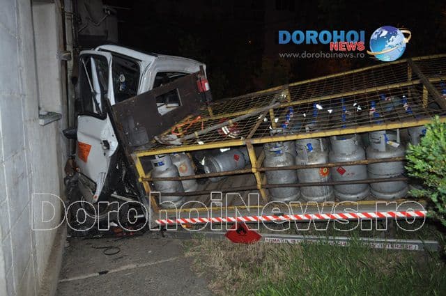 Accident autoutilitara cu butelii Dorohoi_14