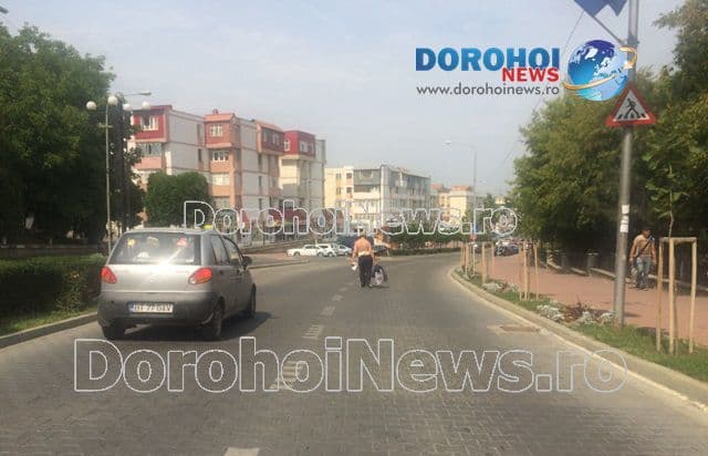 Barbat pe strada in Dorohoi_02