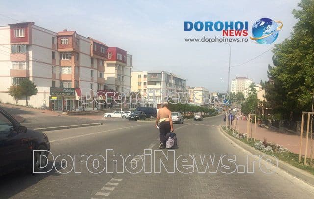 Barbat pe strada in Dorohoi_04