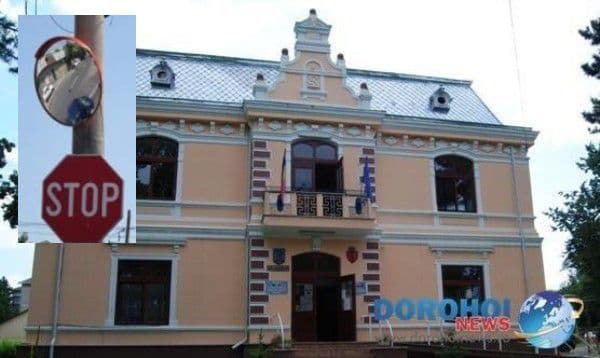 Oglinzi stradale montate de Primăria Dorohoi în intersecțiile fără vizibilitate. Vezi locațiile! 