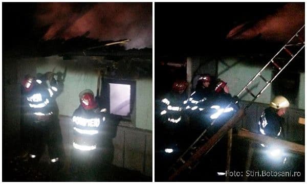 Dramă în comuna Cordăreni! Două surori au ars de vii după ce casa în care se aflau a fost cuprinsă de flăcări