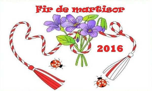 „Fir de Mărțișor” Concurs interjudețean  – ediția a - IV-a 2016