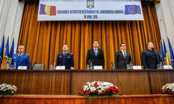 Evaluare a activităţii desfăşurate de Jandarmeria Română în anul 2015 - VIDEO