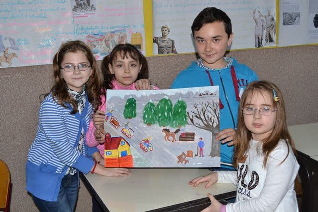 Elevi de la Clubul Copiilor Dorohoi premiați la Concursul național „Vis de iarnă” 2016, Sighetu Marmației - FOTO