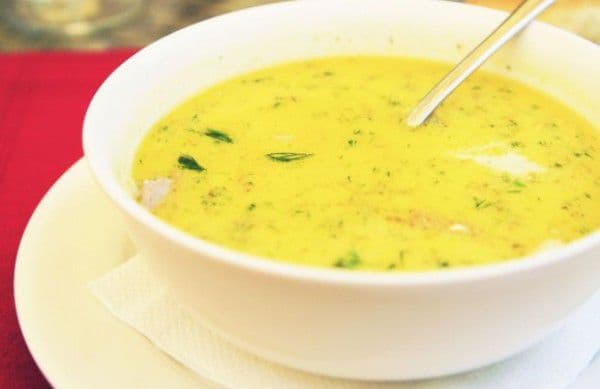 Ciorba de pui a la 'grec