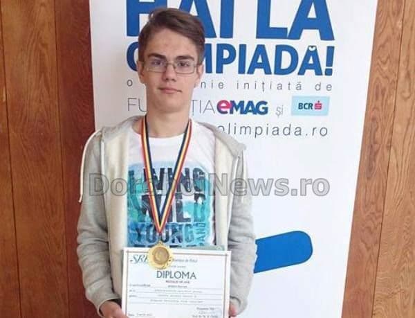 Un elev al Școlii Gimnaziale „Spiru Haret” Dorohoi va reprezenta județul la Olimpiada de fizică, etapa națională