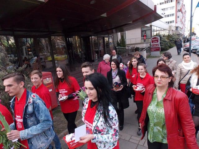 Social-democrații botoșăneni alături de femei, de ziua lor - FOTO