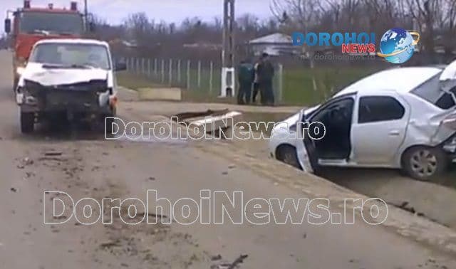 Accident de circulație violent produs la Carasa: Bani și documente împrăștiate în urma impactului! - FOTO