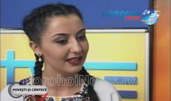 VIDEO - Mărturisiri, emoții și secrete împărtășite de Georgiana Spînu din Ibănești în cadrul emisiunii „Povești și cântece”