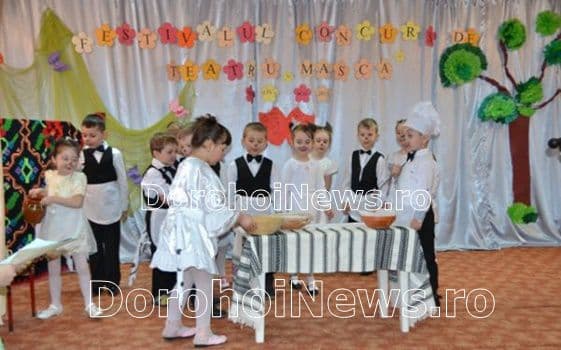 Grădiniţa „Ştefan cel Mare şi Sfânt” Dorohoi organizează Festivalul concurs de teatru „MASCA”