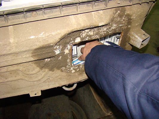 Honda „alimentată” cu ţigări de contrabandă - FOTO