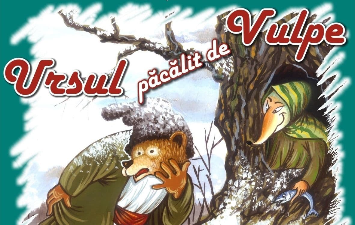 „Ursul păcălit de vulpe” în această duminică la Teatrul „Vasilache” Botoșani