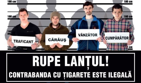 „În multe sate și comune din județul Botoșani, comercializarea produselor ilegale ajunge și la 90% „Rupe lanțul! Contrabanda cu țigarete este ilegală!