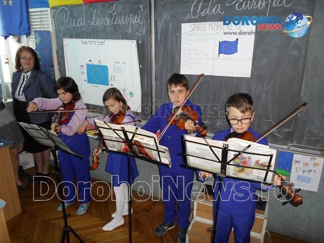 9 Mai, zi cu multiple semnificații pentru Gimnaziul „Mihail Kogălniceanu” Dorohoi - FOTO