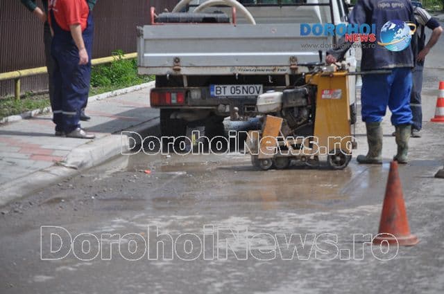 O nouă avarie la conducta de apă din Dorohoi crează neplăceri. Vezi zonele afectate!