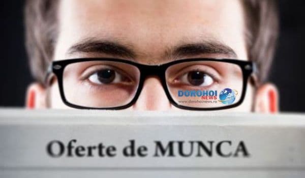 Peste 500 locuri de muncă sunt la dispoziţia şomerilor din judeţul Botoşani, în această săptămână!