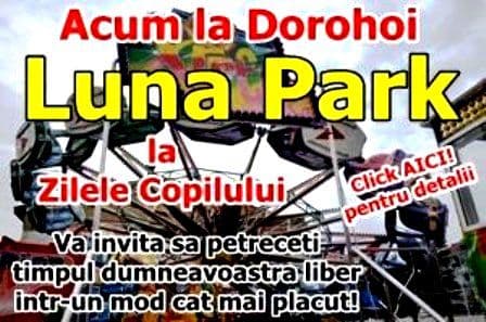 Zilele Copilului Dorohoi 2016: Adrenalină, distracție şi senzaţii tari la Parcul de distracţii Luna Park