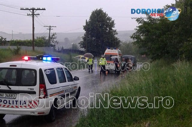 Minoră ajunsă la Spitalul Municipal Dorohoi în urma unui accident produs la Smârdan - FOTO