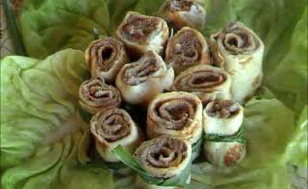 Pate de ficat în foaie de clătită