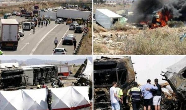 Tragedie în Spania: Român mort într-un grav accident rutier soldat cu şapte victime