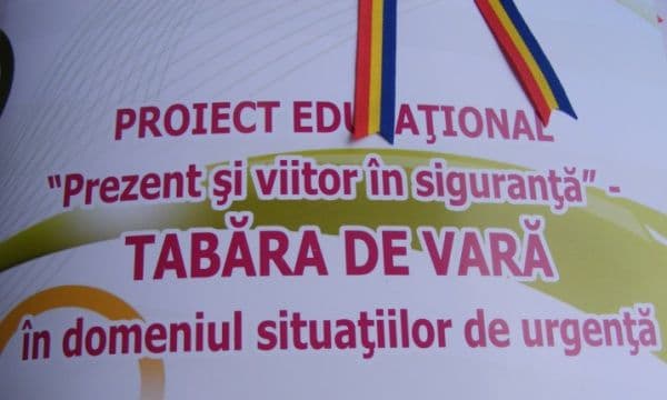 Elevii dorohoieni, aşteptaţi să participe la Şcoala de vară în domeniul situaţiilor de urgenţă