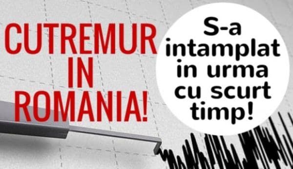 Cutremur în zona Vrancea