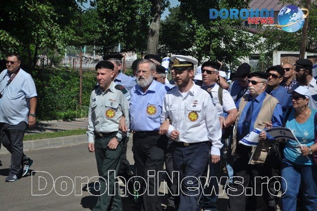 Zeci de evrei au participat la „Marșul tăcerii” organizat pentru a comemora victimele pogromului din Dorohoi - VIDEO/FOTO