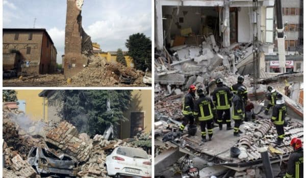 Imaginile dezastrului. Jumătate de oraș, spulberat. Bilanțul victimelor crește: 37 de morți și 100 de răniți - FOTO