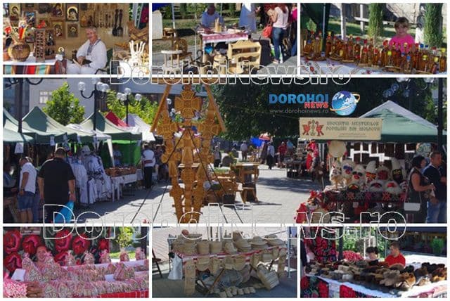 Demonstrații de măiestrie și expoziții cu vânzare la Festivalul Tradiţiilor Meşteşugăreşti Dorohoi 2016 – FOTO