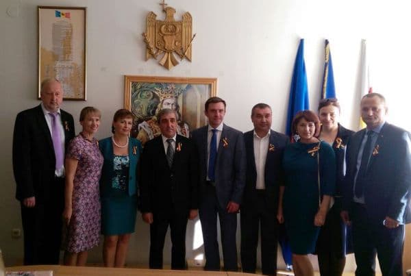 Delegație a Consiliului Judeţean Botoşani, la Soroca, de Ziua Independenţei Republicii Moldova - FOTO