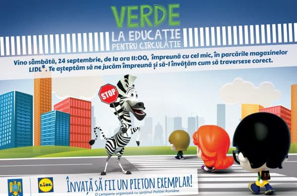 Lidl și Poliția Română dau „Verde la educație pentru circulație”!