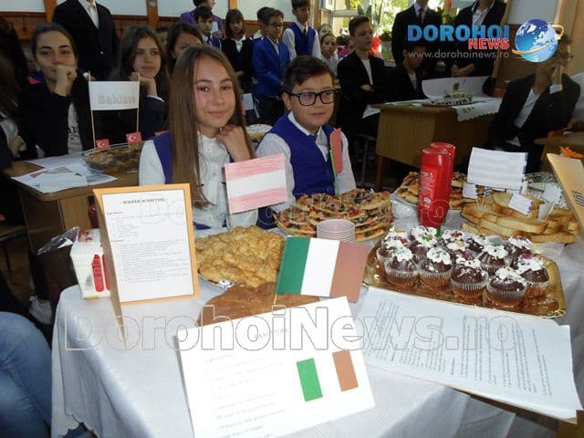 Mozaic culinar european la Școala Gimnazială „Mihail Kogălniceanu” Dorohoi – FOTO