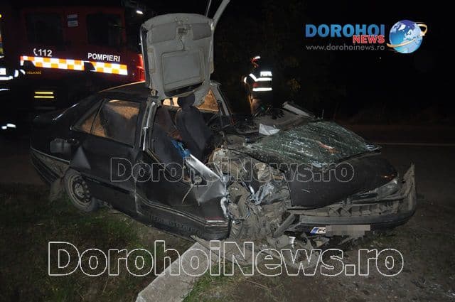 Accident grav la Carasa! Bărbat rămas încarcerat, scos de pompieri și transportat de urgență la spital – VIDEO/FOTO