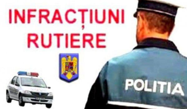 Infracţiuni la regimul rutier, constatate flagrant de către poliţişti pe raza județului Botoșani