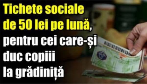 DAS Dorohoi anunță distribuirea tichetelor sociale pentru gradiniţă aferente lunii Octombrie 2016
