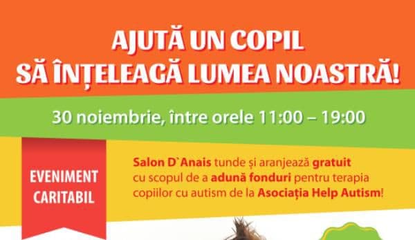 Eveniment caritabil la Shopping City Suceava – „Ajută un copil să înţeleagă lumea noastră”!