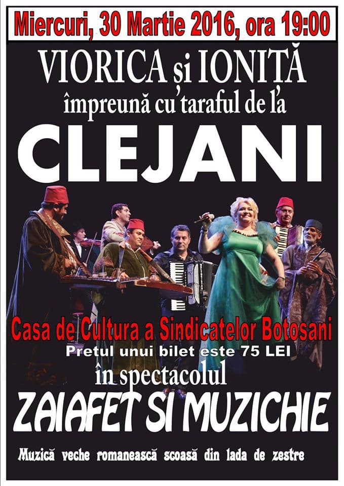 Spectacol Clejani la Botosani