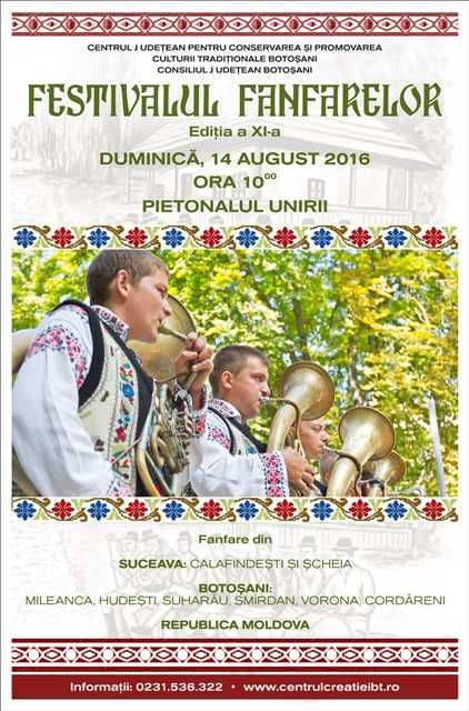 FESTIVALUL FANFARELOR - Afis