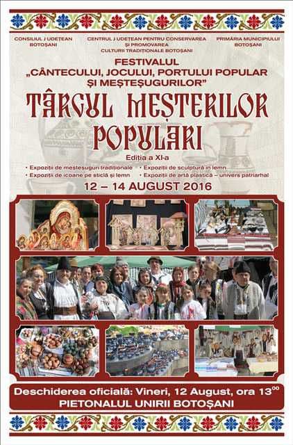 TARGUL MESTERILOR POPULARI - Afis