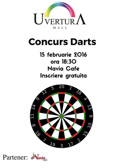 Concurs Darts 15 februarie 2016ora 18-30Navia Cafe